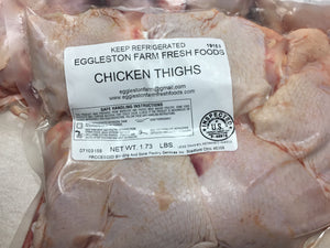 Chickens Thighs 4pk, Bone-In and Skin on